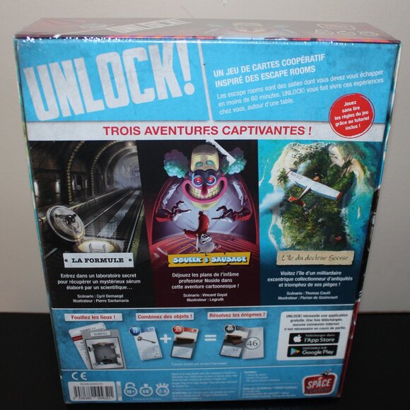 3/$55❤️new UNLOCK! Escape Adventures French Version Française Space Cowboys - Picture 4 of 9